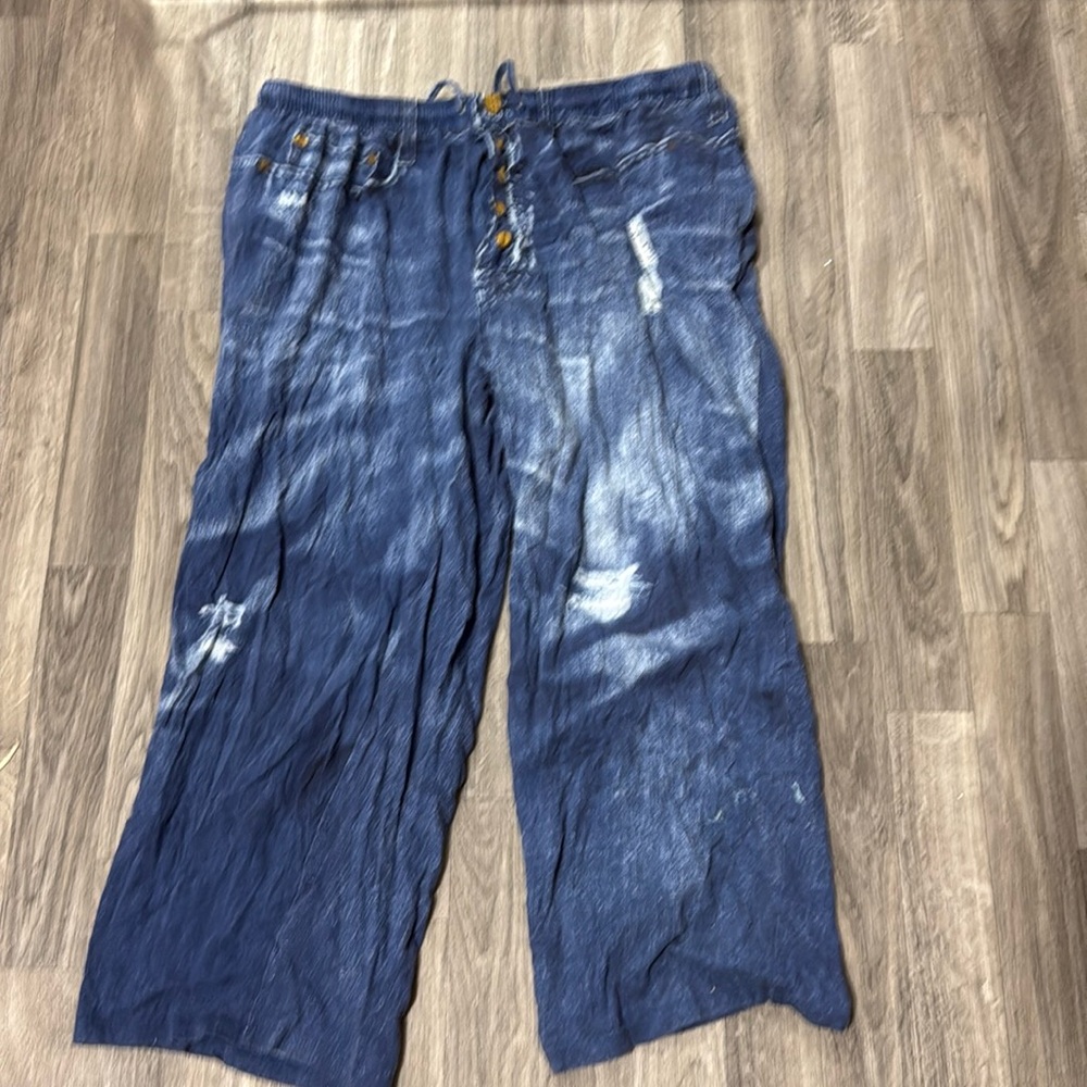 jean pajama pants